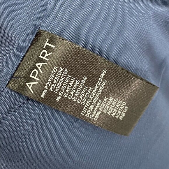 Apart Women's Navy Polka Dot Sleeveless Business Preppy Sheath Dress Size 6/C36 - Picture 8 of 9